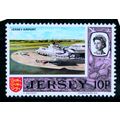 JERSEY 1970 SG 54 10p JERSEY AIRPORT U/M MINT#4