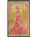 NEW ZEALAND - 1945 Health Stamps - 2d + 1d carm...