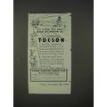 1940 Tucson Arizona Tourism Ad - Clear Dry and ...