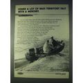 1972 Mercury Outboard Motor Ad - Bass Territory