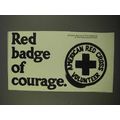 1975 American Red Cross Ad - Badge of Courage