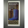 1975 Dingo Leisure Boot Ad - Denim - Don't Drag Feet