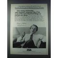 1981 CNA Insurance Ad - Our Strong Relationship