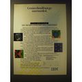 1989 IBM Supercomputing Competition Ad - Genius should not go unrewarded