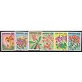 1983 6 different values - cancelled - FLOWERS