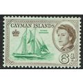 Cayman Islands 1962 Definitive Issue 6d Black G...