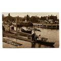 Postcard UK England London Teddington Locks & R...