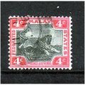 MALAYSIA 1904 SG36d 4c BLACK AND ROSE FINE USED#2