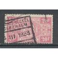 Belguim.P405 20f Pink.Fine Used.Dec14