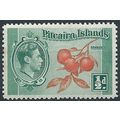 Pitcairn Island 1940 SG1 1/2d Orange & Green (s...