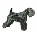 Custom Dog Portraits[Black Schnauzer ] Embroide...