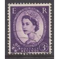GB Scott 322 - SG545, 1955 Elizabeth II 3d used