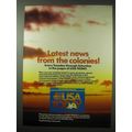 1984 USA Today Newspaper Ad - News from the Colonies