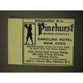 1924 Pinehurst North Carolina Ad - Pinehurst No...