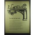 1957 Wilmot Breeden Ad - You take the high road