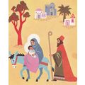 Vintage Christmas Card - Holy Family by Margery...