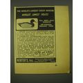 1952 Herter's Decoys Ad - The world's largest Decoy makers world's lowest prices