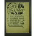 1952 South Dakota State Highway Commission Ad - How to find more vacation fun!