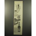 1950 Pilsner Urquell Beer Ad - 10 centuries of brewing skill are behind this