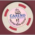 Casino Nova Scotia. $1 Casino Chip. Halifax, Ca...