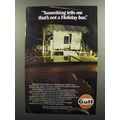 1970 Gulf Oil Ad - Something tells me that's not a Holiday Inn