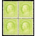 513, Mint F/VF NH 13¢ Franklin Block of Four St...