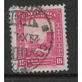 COLOMBIA 1941 15c RED SPANISH FORT CARTAGENA SG...