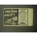 1957 Capitol Records Ad - Glen Gray and the Cas...
