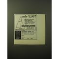 1960 Silhouette Marine Mark II Boat Advertisement - Only $1,987