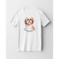 SHIH TZU PRINTED T SHIRT -SUBLIMATION T SHIRT W...