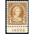 556, Mint XF NH 4¢ - With PL# - Stuart Katz