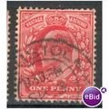 GB stamps 1902-10 KEV11 - 1d SG219 Bristol 1