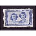 BECHUANALAND 1947 SG 134 3d ELIZABETH & MARGARE...