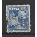Malta.SG223a 3d St.John's Co-Cathedral (Blue).F...