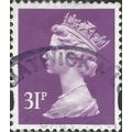 GB, Queen Elizabeth Machin, Ellipse, purple 199...
