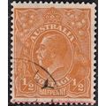 AUSTRALIA, 1928 1/2d George V orange, SG 94 (Sc...