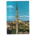 MINARET OF BLUE MOSQUE AND ST. SOPHIA used post...