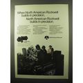1970 North American Rockwell Ad - Builds in Precision