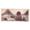 PYRAMIDS AND SPHINX, EGYPT vintage unused postc...