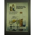1973 Libbey Glass Ad - Prado, Magna Grande with Lid; Tiffany Foliage