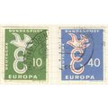Germany stamps 1958 - 10pfg & 40pfg Europa set ...