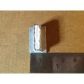 '1' Celebration Cake Silver 1:12th scale miniature