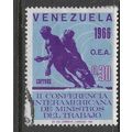 VENEZUELA 1966 OEA LABOUR MINISTERS 30c LABOUR ...