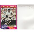 REGGIE JACKSON 1981 AUTOGRAPHED NEW YORK YANKEE...