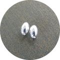 3x4.6mm Oval Beads Sterling Silver Perfect Spac...