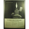 1958 Zippo Cigarette Lighter Ad - The incredible story of the Zippo Lighter