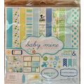 Baby Mine Boy Scrapbook Papers - 9 double sided...