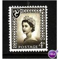 ISLE OF MAN 1968 SG 5 4d OLIVE SEPIA U/M MINT