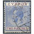 Cyprus 1913.SG78 2 Piastres Blue & Purple Fine ...