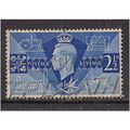GB 1946 KGV1 2 1/2d Ultramarine Peace SG 491.(G...